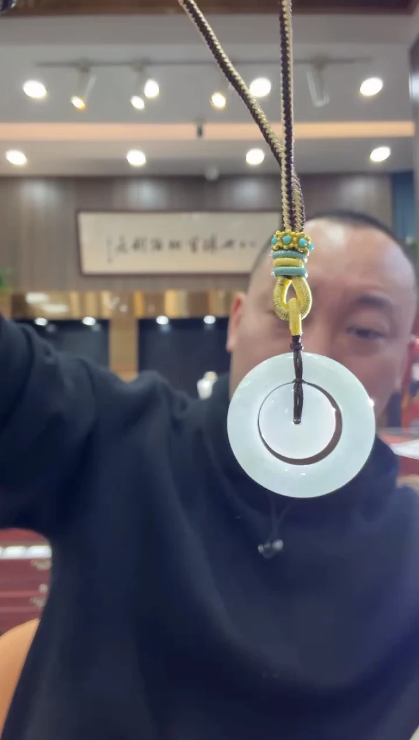 未镶嵌挂件翡翠A货翡翠多样性一件子母平安扣