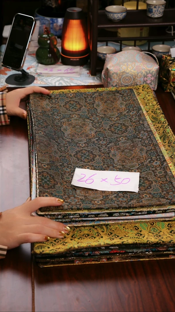 【云锦双面】中国风干泡织锦茶席26*50