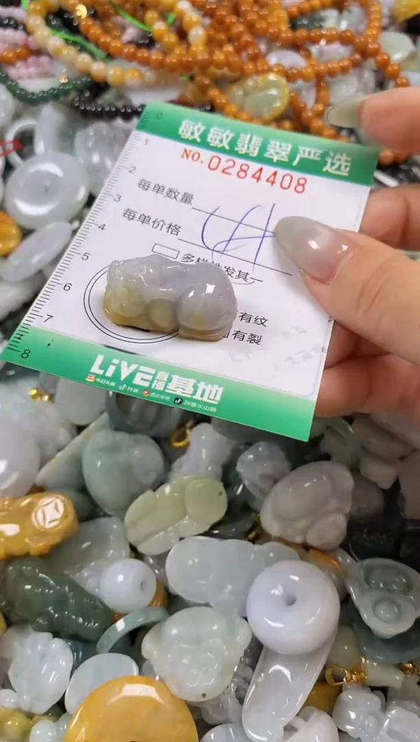 翡翠未镶嵌颈饰闪购0284408