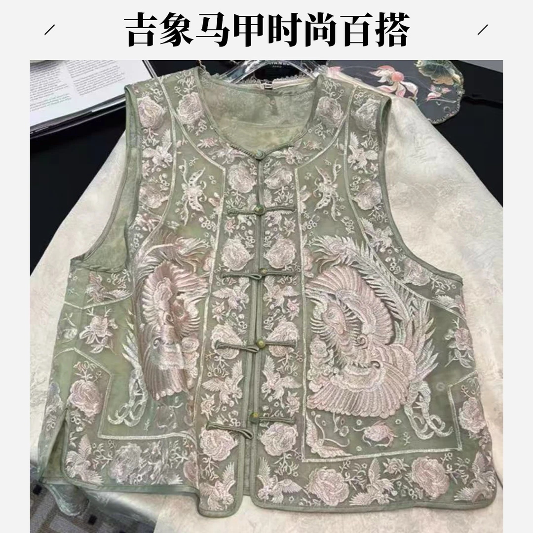 【吉象传承】春季新款重磅百搭马甲2025C1025-摆摆