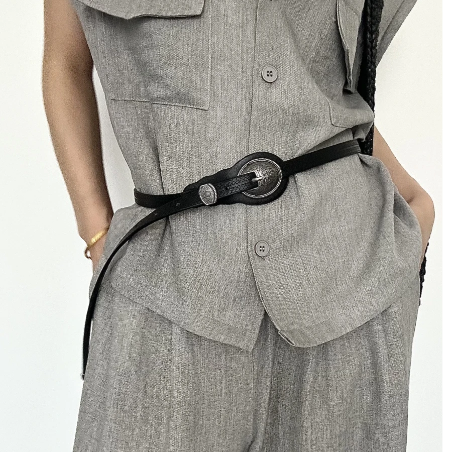 柳吴伟复古民族风波西米亚腰带女配裙子衬衫收腰皮带细设计感小众