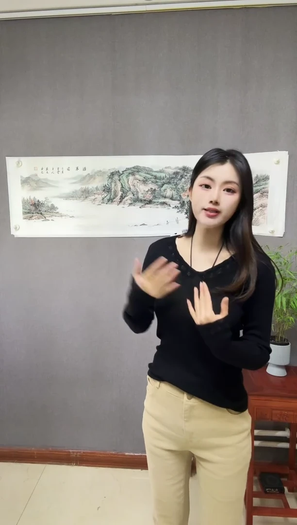 国画开场福利仿古国画手绘