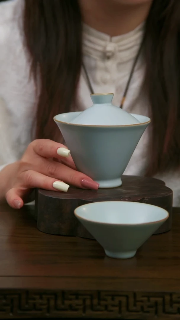 杯斗笠盖碗899赠送箬笠杯1只！