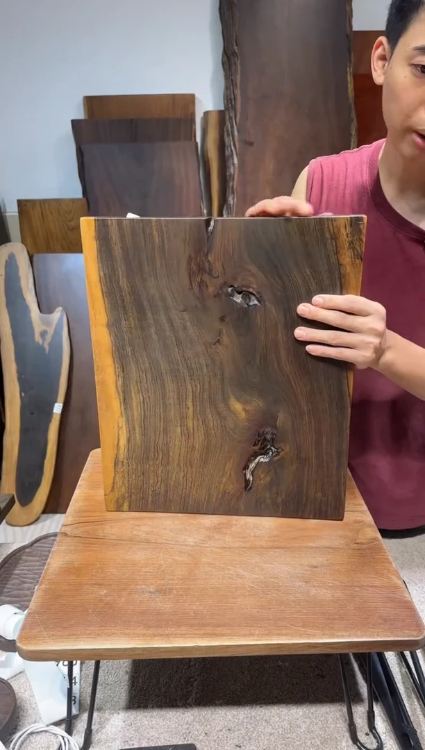 风车木（黑檀木）尺寸44*37*2.3编号999