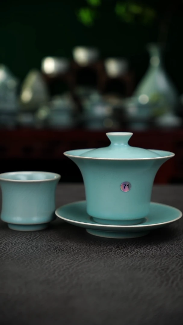 71号精品马蹄三才赠微瑕单杯~帆