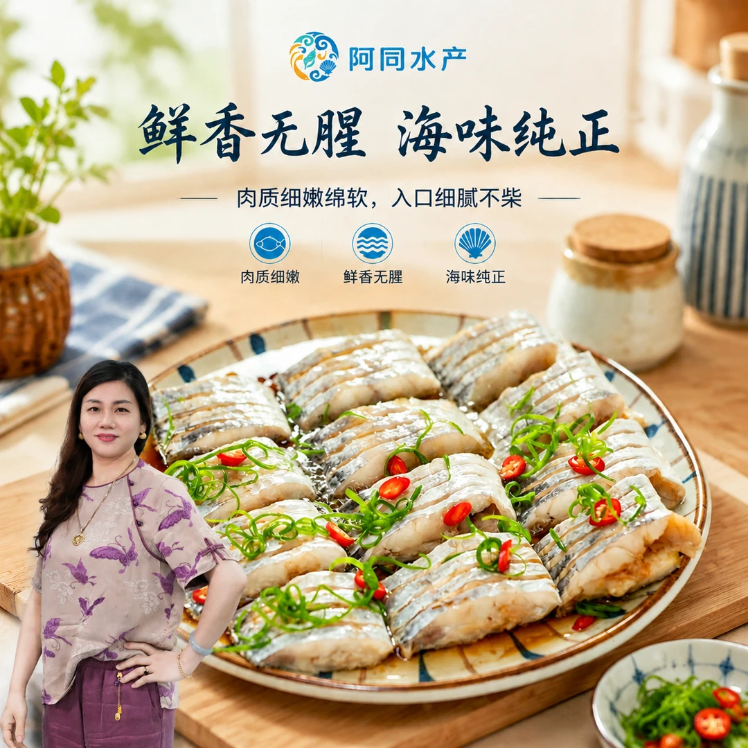 【阿同优选】正宗深海带鱼鲜冻锁鲜 蒜瓣肉鲜香无腥味