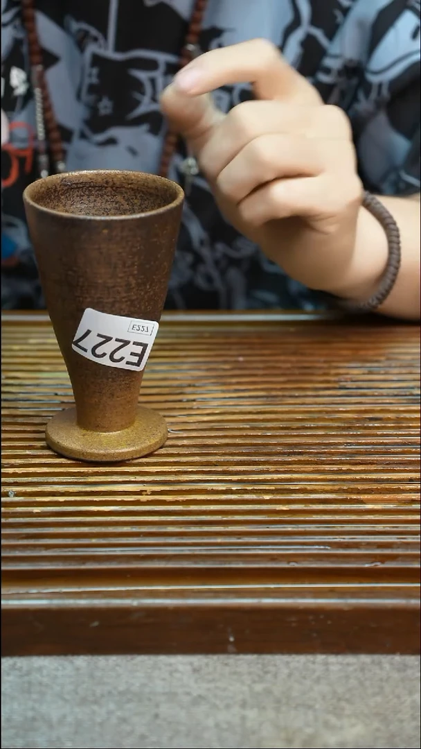 万古烧粗陶手工手做茶具