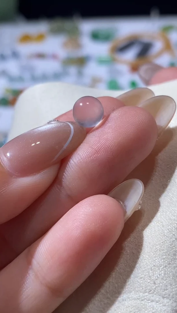 未镶嵌定制翡翠卡6.8珠珠   8000+800