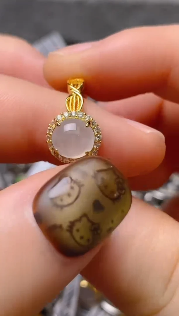 银S925镶嵌戒指翡翠百内无证书