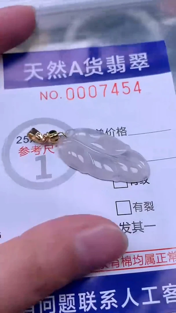 吊坠(赠链)未镶嵌翡翠1