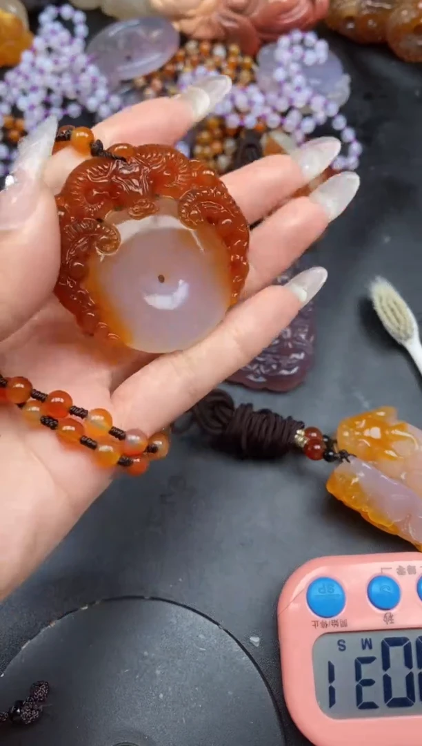 【闪购商品】玛瑙/玉髓颈饰未镶嵌ll
