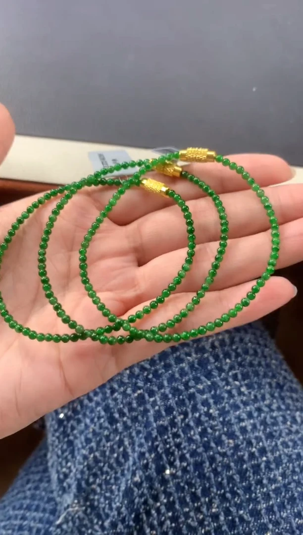 未镶嵌手串翡翠A971|（多样性发其一）