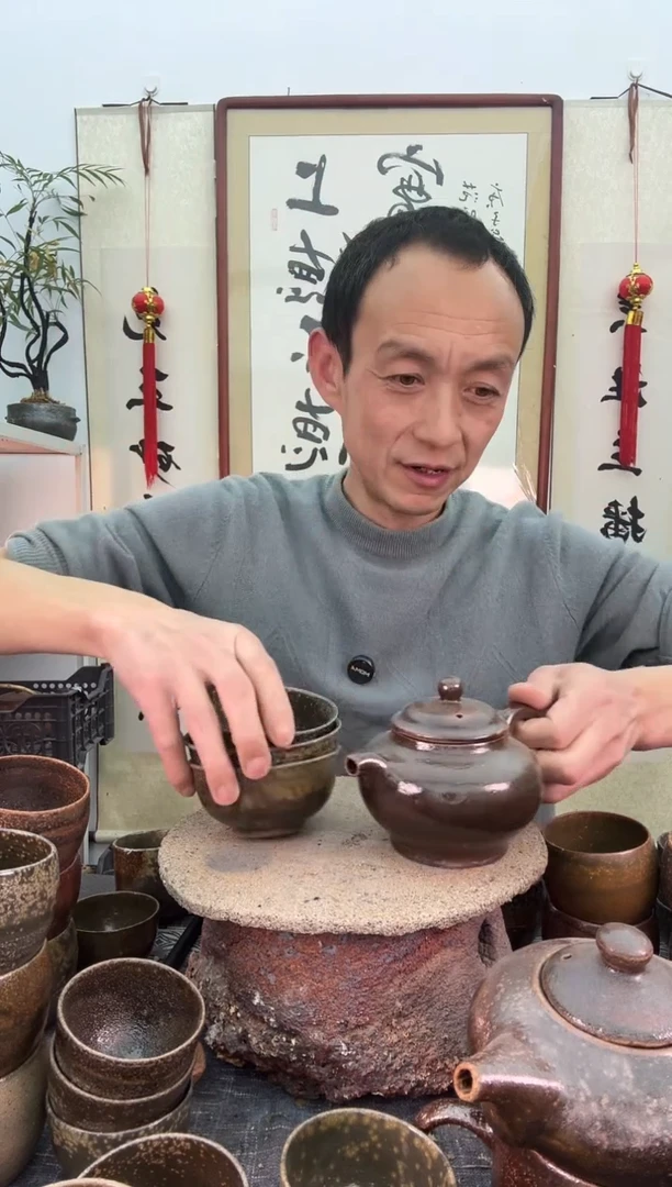 【闪购商品】窑宝红色玉清壶非遗技艺