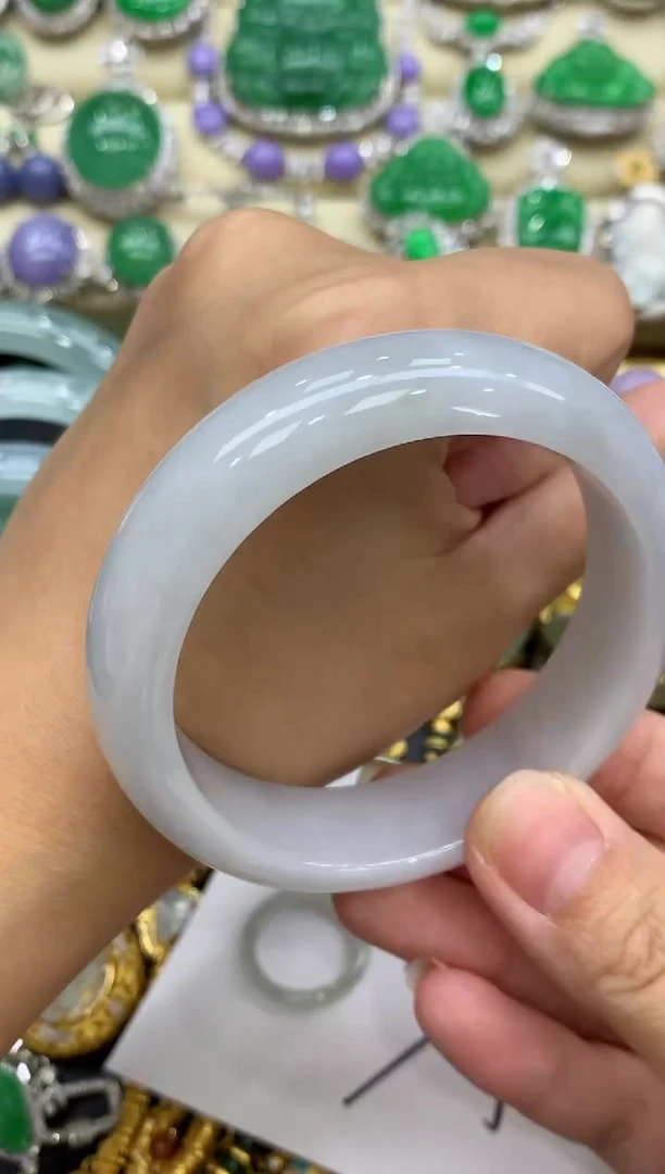 翡翠手镯未镶嵌348-中国好珍宝