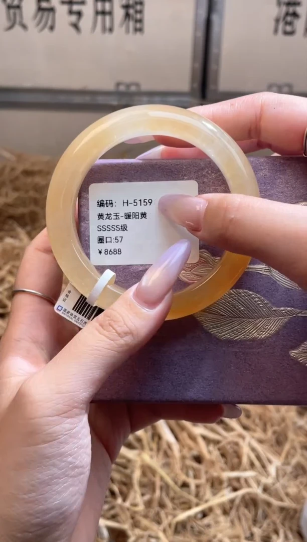 未镶嵌手镯石英质玉5159
