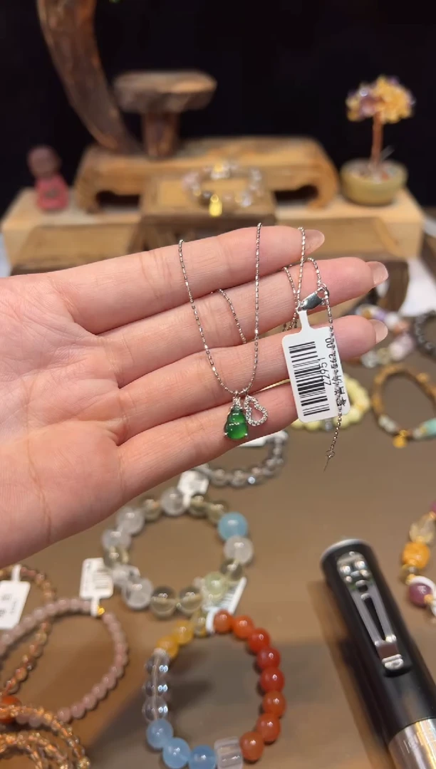 手饰翡翠银S925镶嵌手饰@@