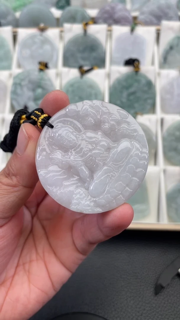 颈饰未镶嵌翡翠天然缅甸翡翠A货279