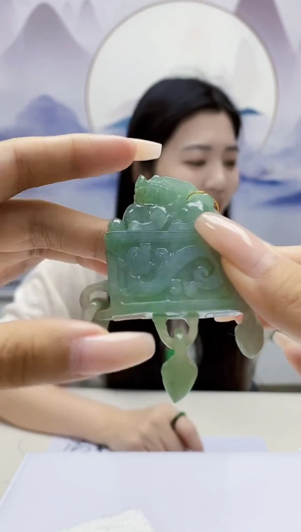 定制翡翠未镶嵌0405xx-毛货挂件24