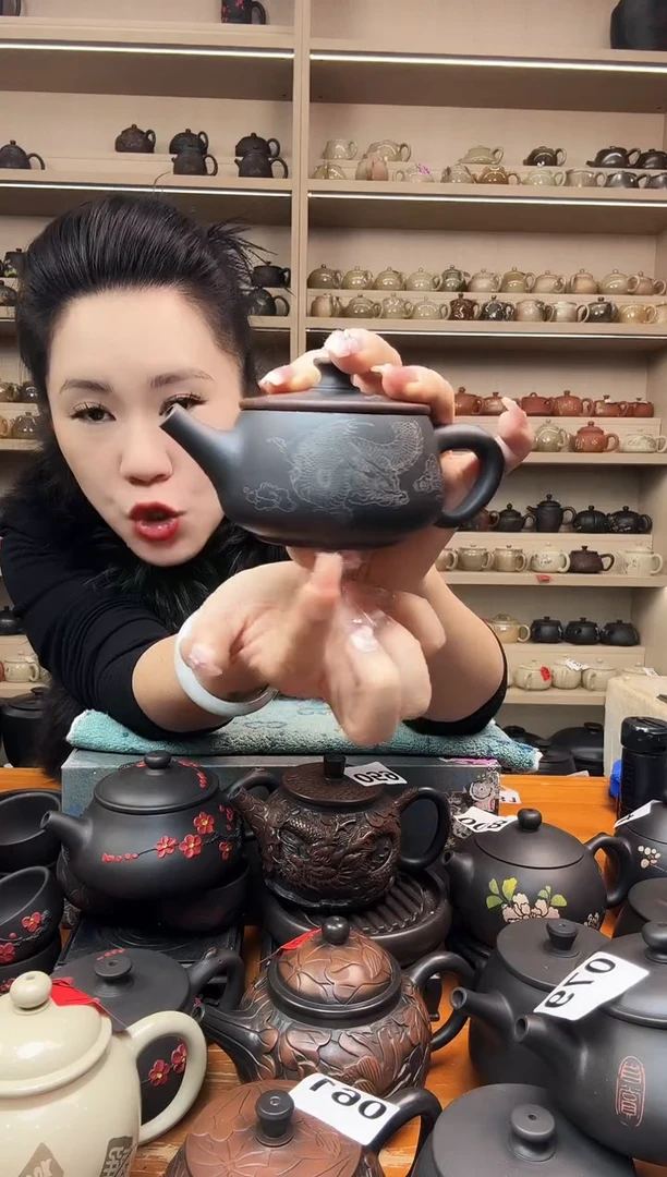 壶瑕疵无礼盒 水墨汉瓦 093