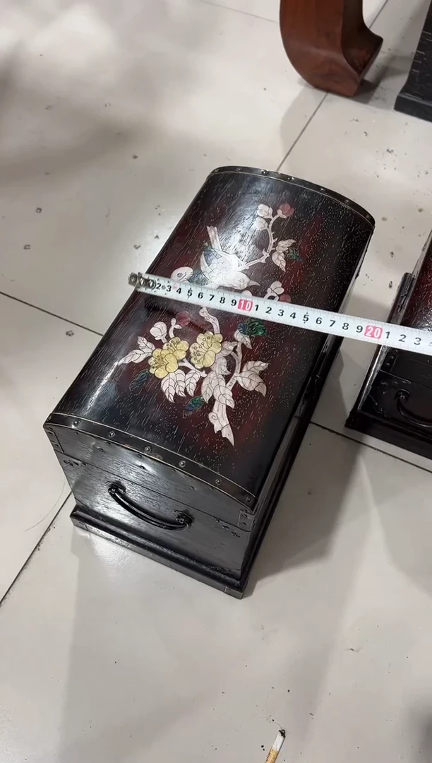 紫檀木元宝箱小号