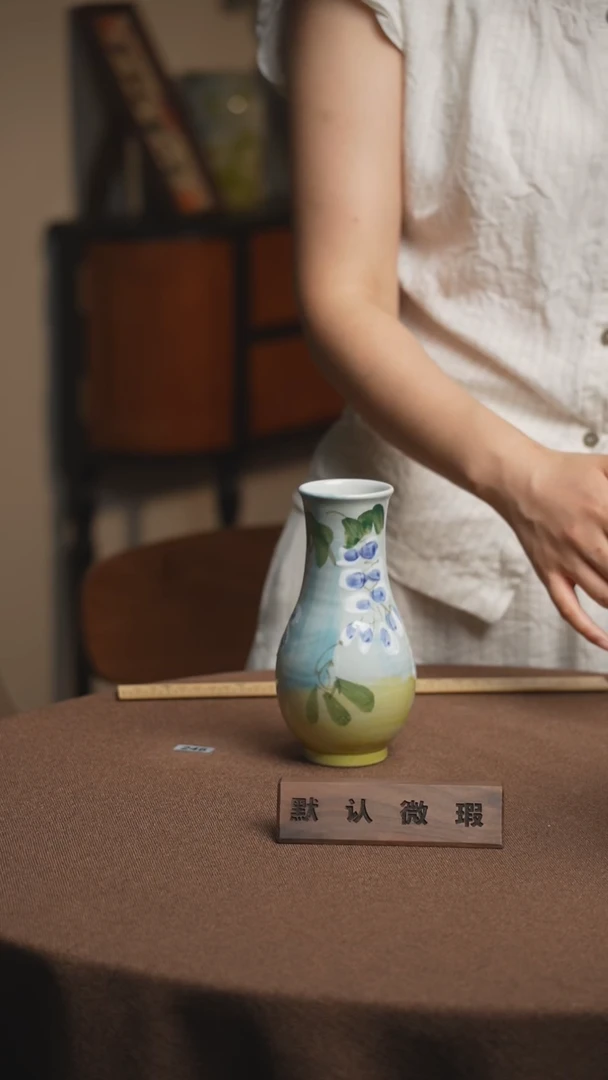 瓷片不带花景德镇手工手绘陶瓷花瓶