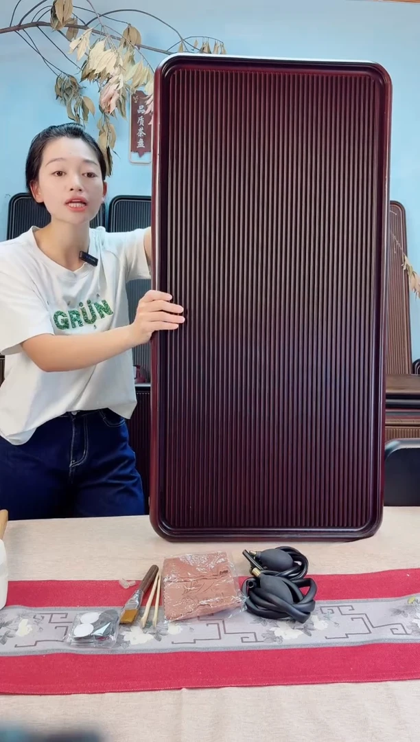 100*50*5千川红色款式茶盘