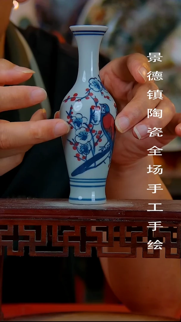 摆件手景德镇陶瓷 全场手工绘