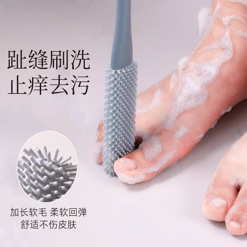 洗脚刷长柄刷子清洁刷脚脚趾缝清洗刷搓脚磨脚石足部清洁洗脚去污