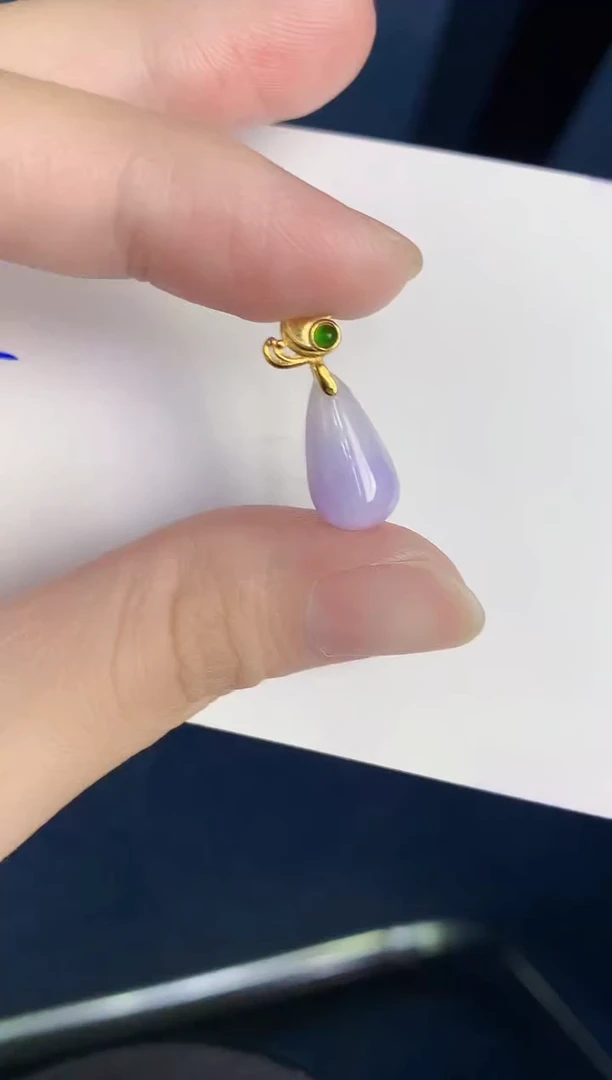 颈饰未镶嵌翡翠天然翡翠缅甸A货