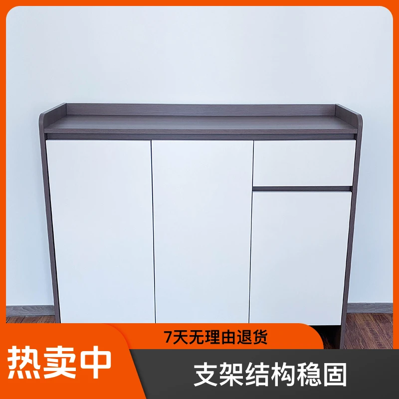 储藏新中式箱框结构植物花卉鞋柜收纳柜极简阳台