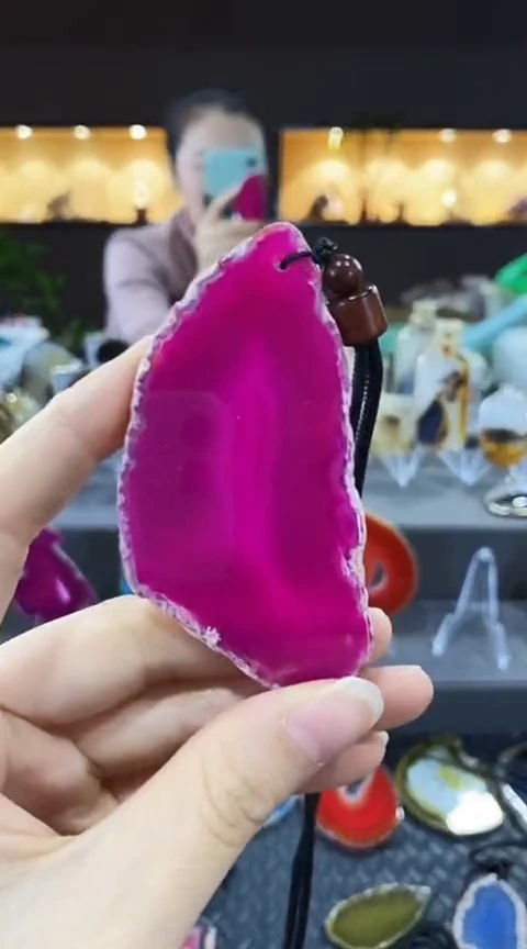 未镶嵌颈饰玛瑙/玉髓聚****购玛瑙