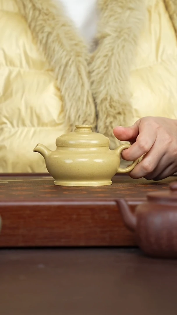 茶壶紫砂台西本绿颂金-150