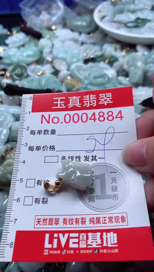 吊坠(不含链)未镶嵌翡翠4884