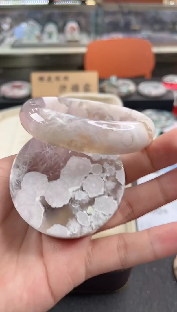 未镶嵌手镯石英质玉61圈口（赠品镯心）6