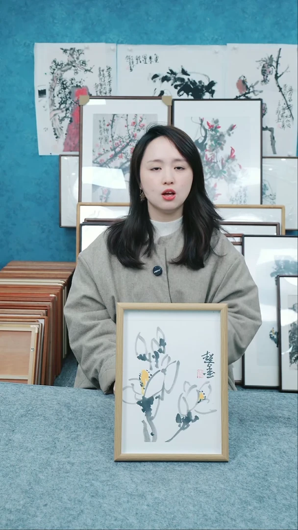 【闪购商品】国画10寸本土老师木质摆台