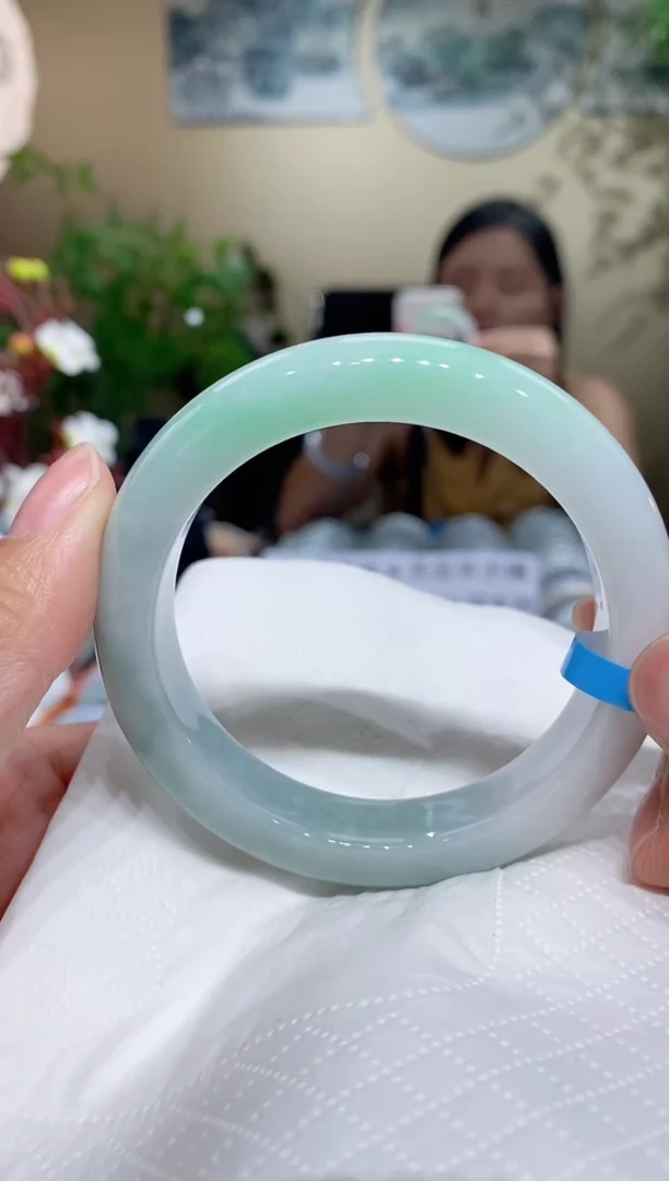 未镶嵌手镯翡翠圈口55