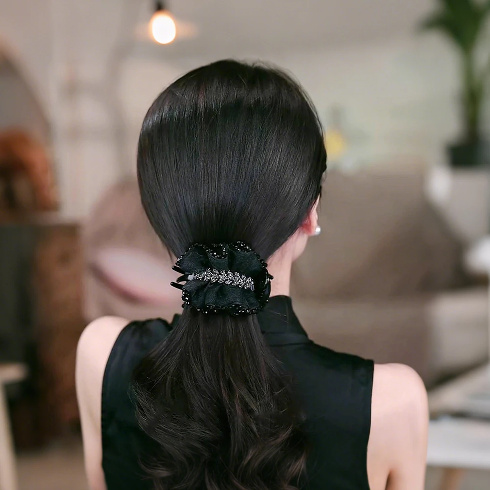 铂思亚光阴之诗发夹8厘米可爱治愈小物件气质丸子夹马尾夹NN166