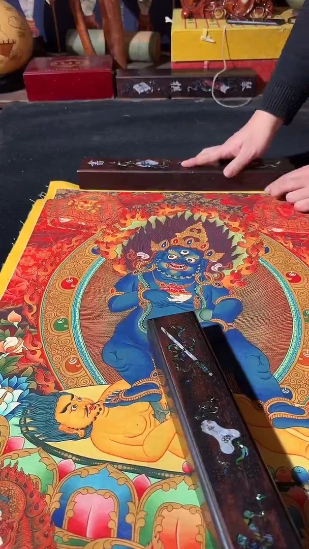 卷轴画藏式珍藏彩绘艺术馆174