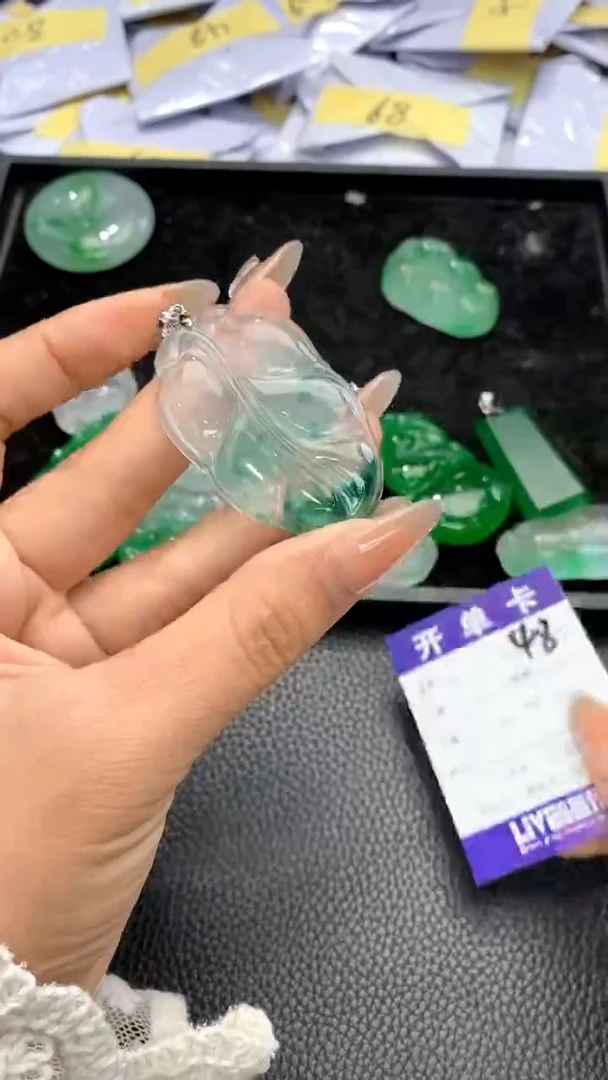 颈饰未镶嵌翡翠吊坠加扣头（多样性发其一）48