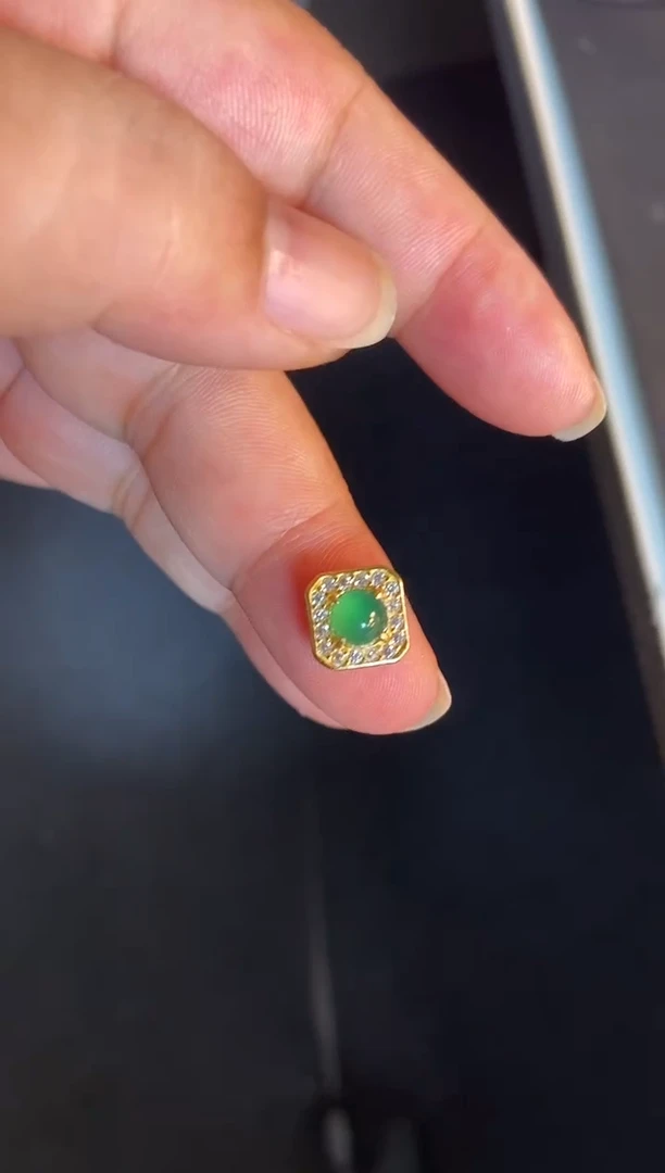 吊坠(不含链)银S925镶嵌翡翠1