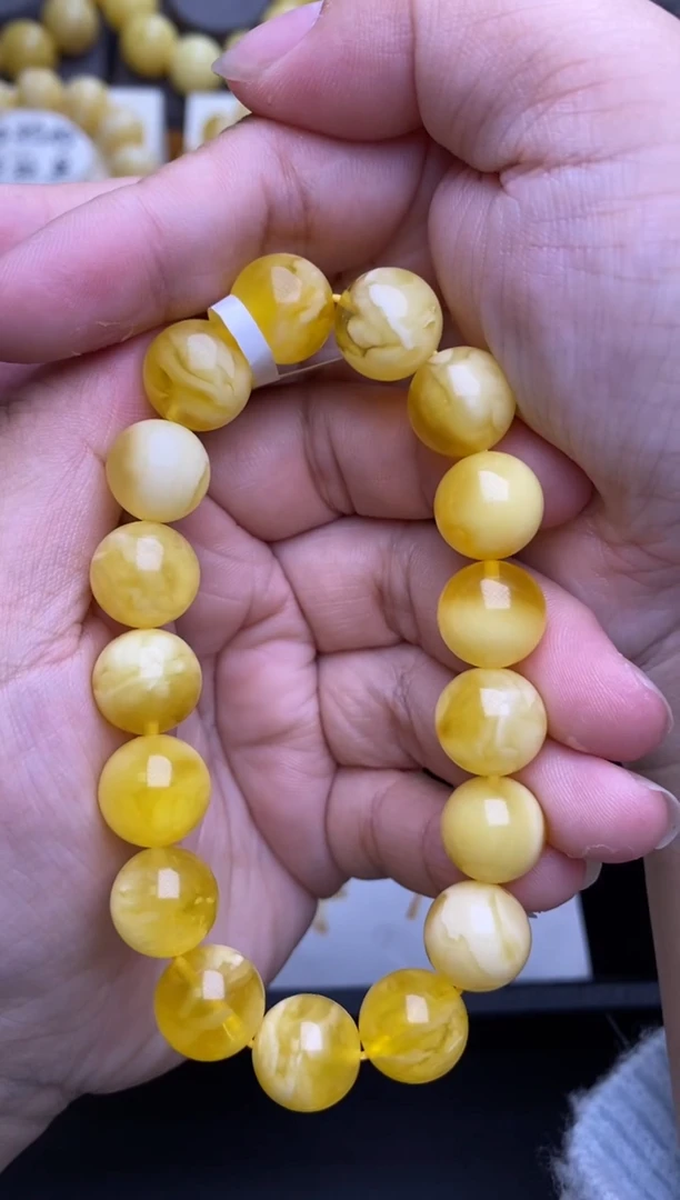 裸石琥珀未镶嵌大小姐珠宝严选158