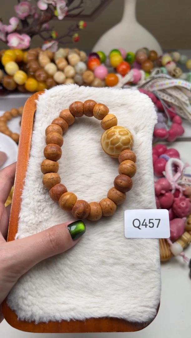 白玉菩提吊坠Q457凤眼14mm一串通货随机