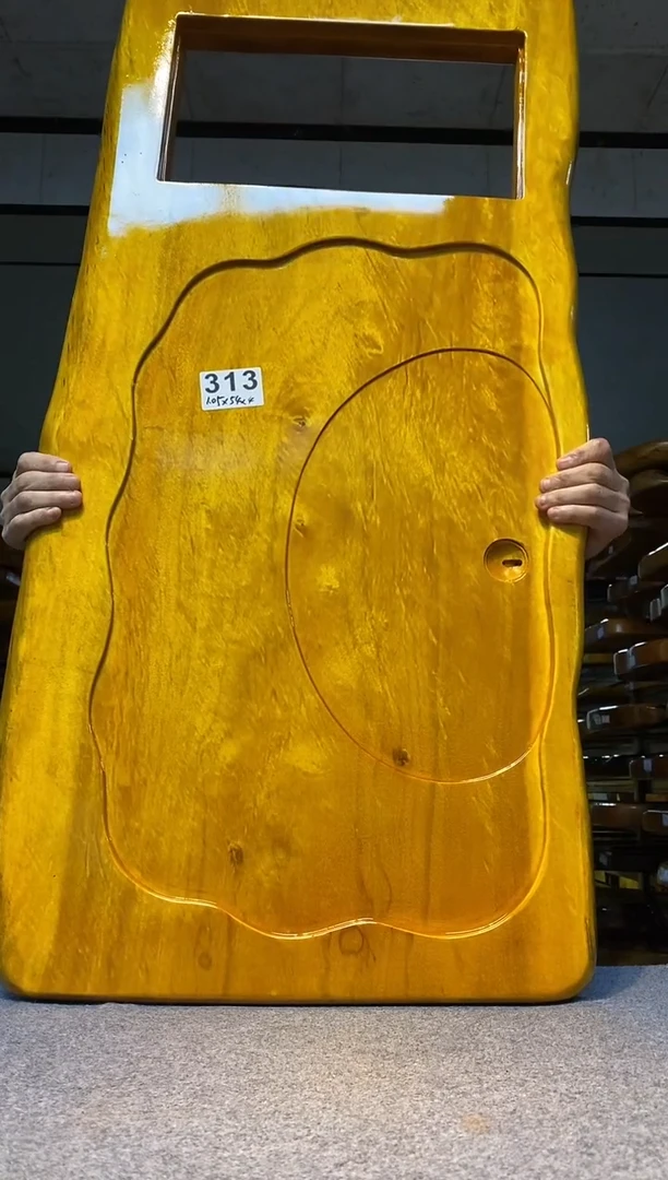 实木原木茶盘 一物一拍(不含配件）