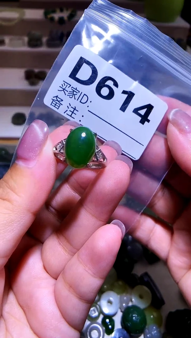 颈饰银S925镶嵌和田玉1