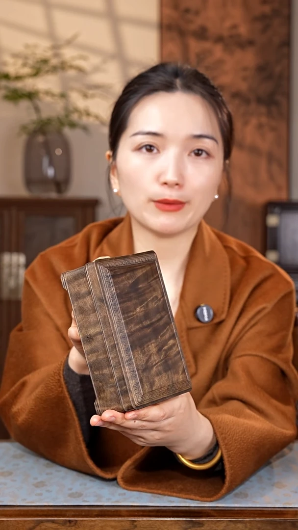 乌木类家具金丝楠一木一器  精工明式手捧盒