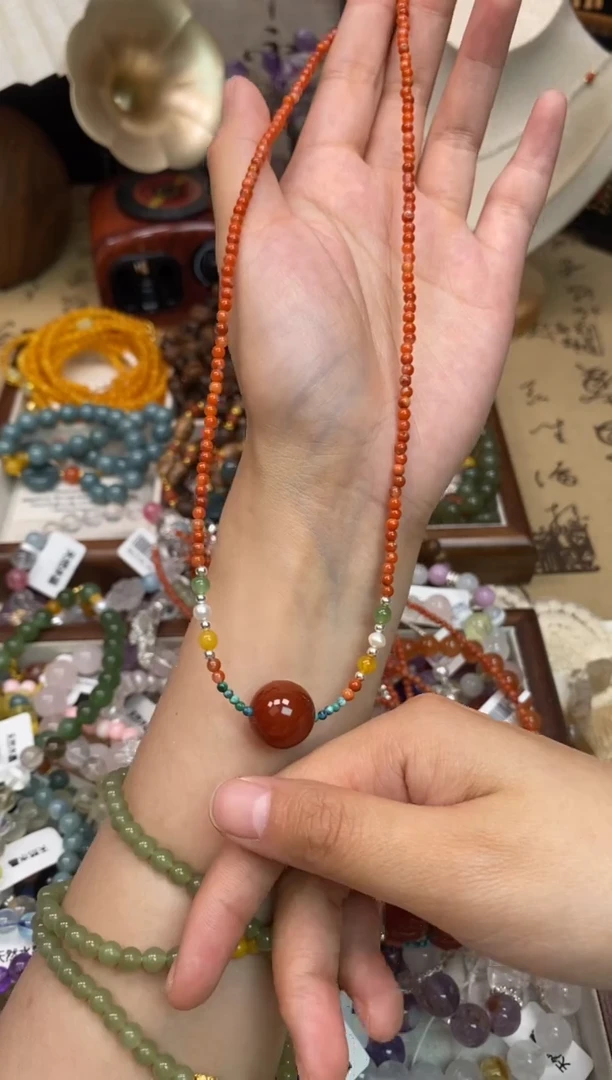 项链玛瑙未镶嵌451