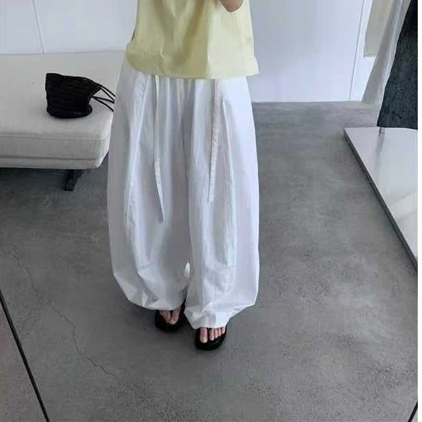 【香姐推荐】【24771】【一中】160上拍夏季新款高个子气球裤百搭长105