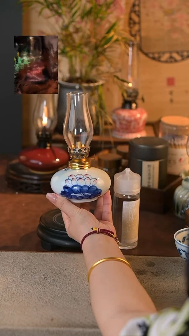 景德镇陶瓷香薰灯摆件