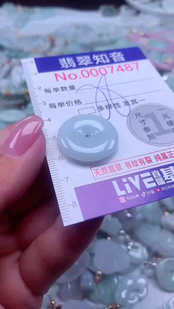 颈饰未镶嵌翡翠7487