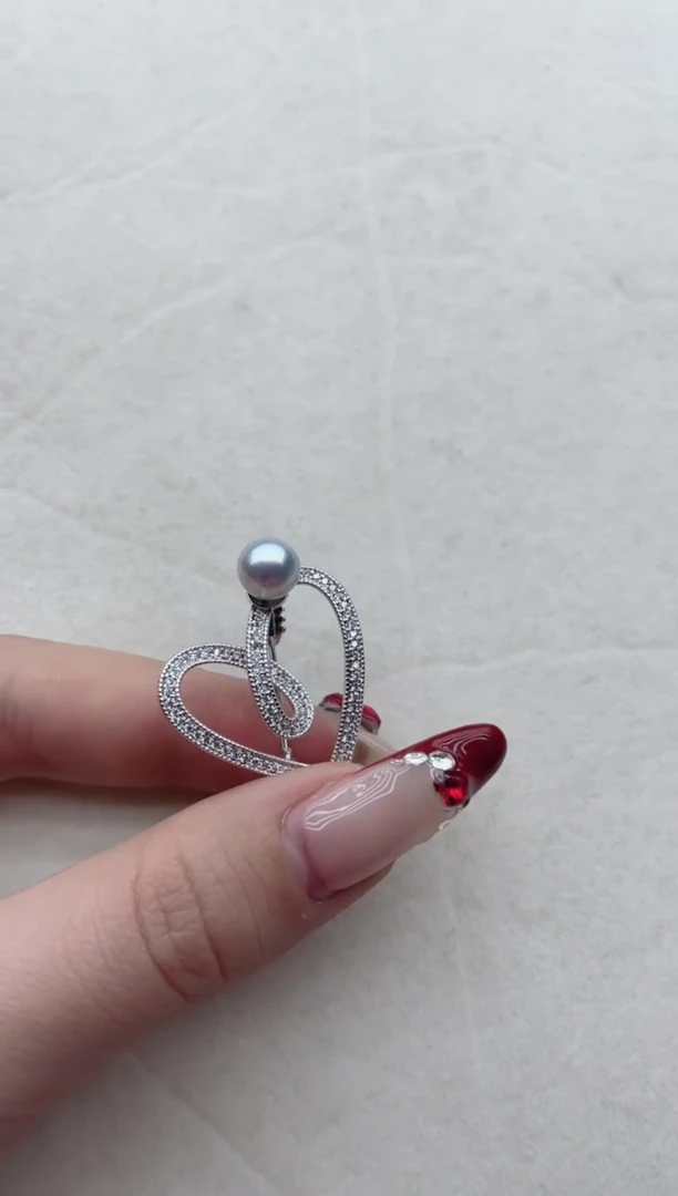 【闪购商品】海水珍珠胸针未镶嵌A49